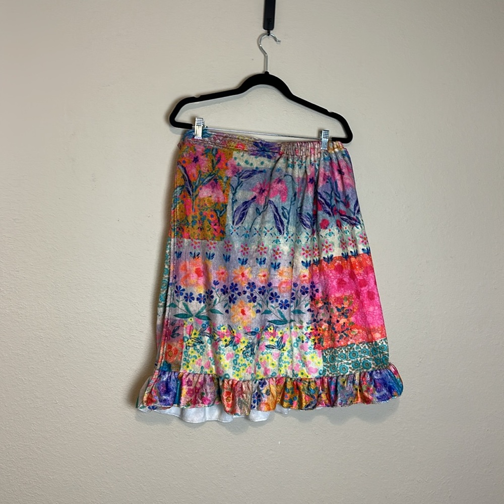 Natural Life Floral Towel Wrap One Size - Picture 2 of 5